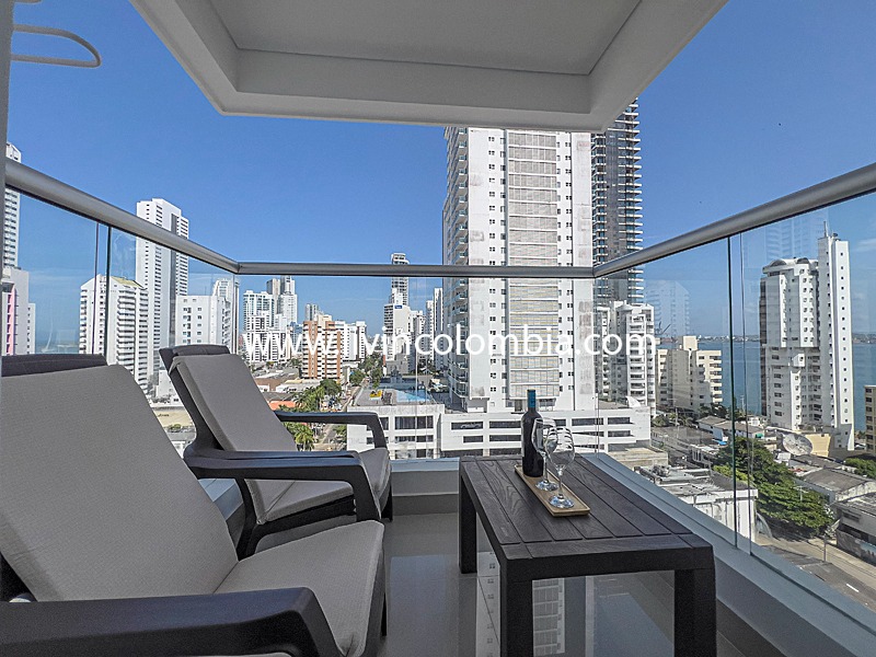 Bocagrande Loft - Con vista al mar y a la bahía de Cartagena 702MGL