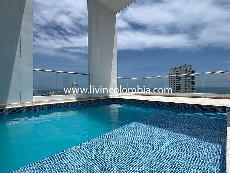 Bocagrande Loft - Con vista al mar y a la bahía de Cartagena 702MGL