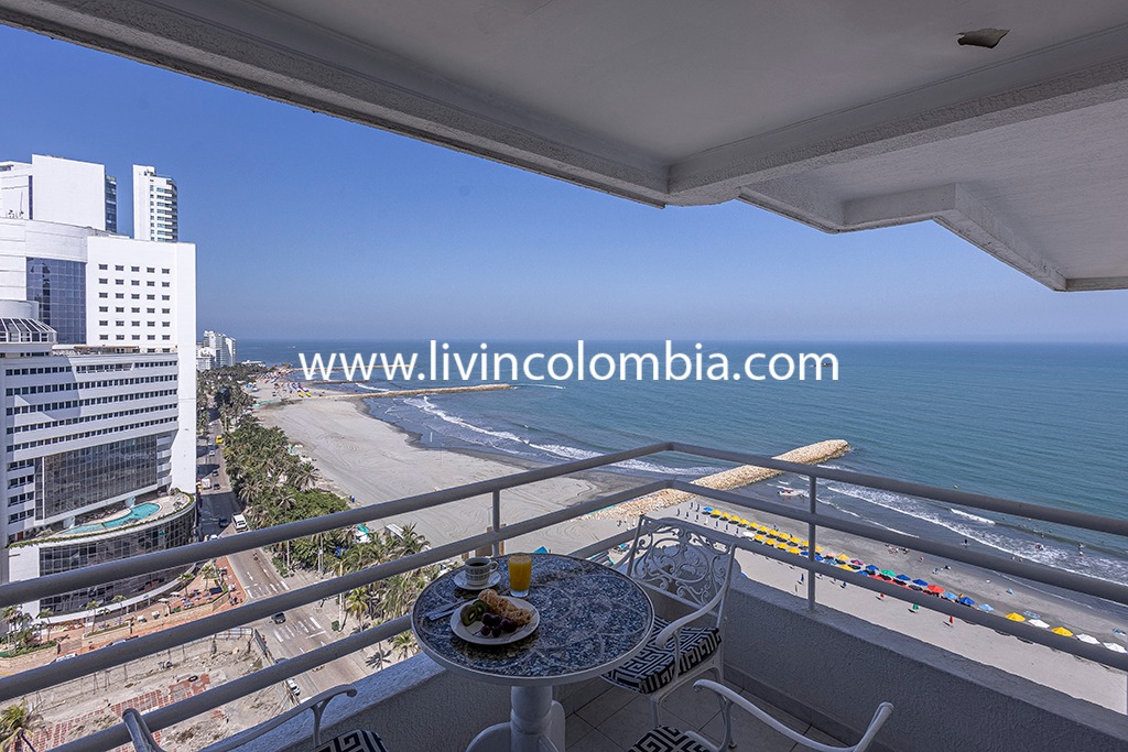 Bocagrande Pelican Beach - Apartamento con vista al mar 1602MAD