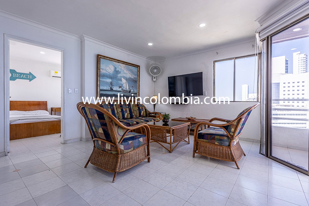 Bocagrande Pelican Beach - Apartamento con vista al mar 1602MAD