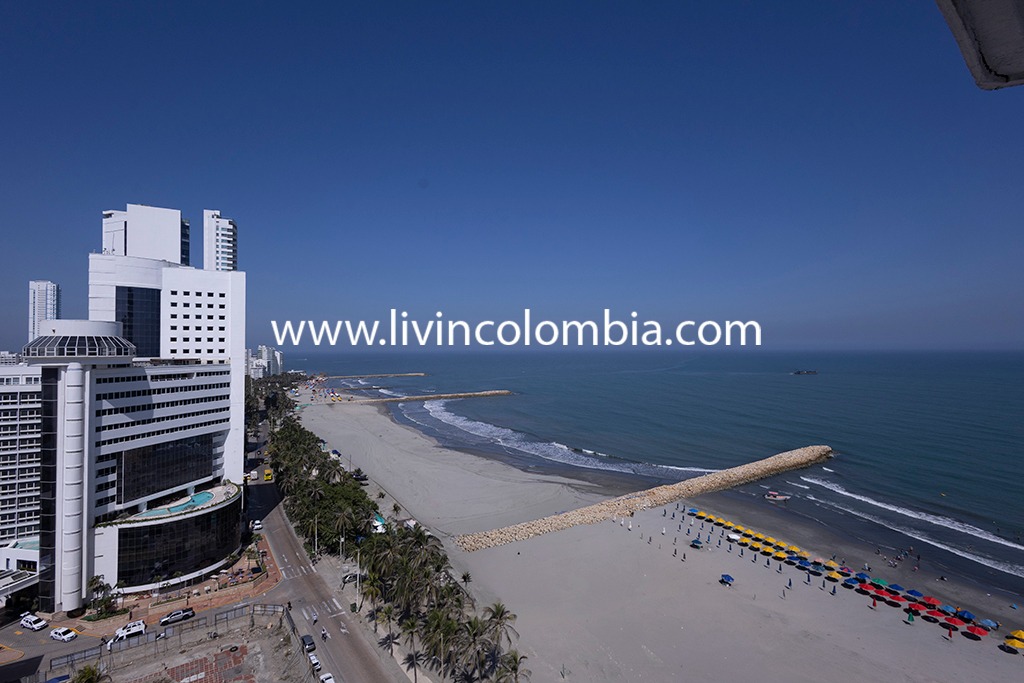 Bocagrande Pelican Beach - Apartamento con vista al mar 1602MAD