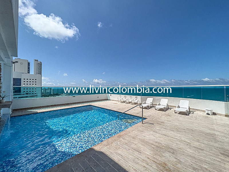 Bocagrande Pelican Beach - Apartamento con vista al mar 1602MAD