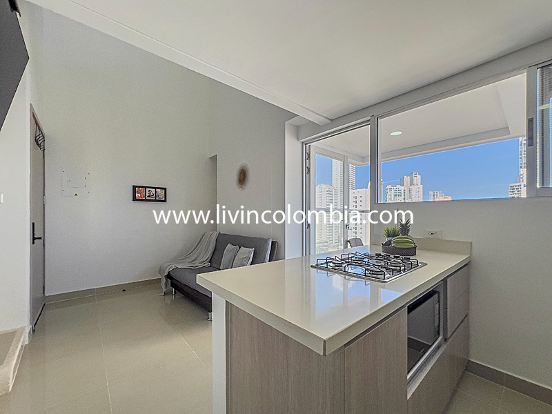 Bocagrande Loft - Con vista al mar y a la bahía de Cartagena 702MGL