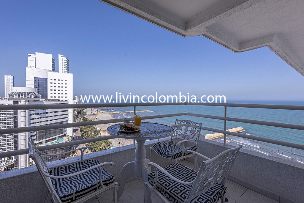 Bocagrande Pelican Beach - Apartamento con vista al mar 1602MAD