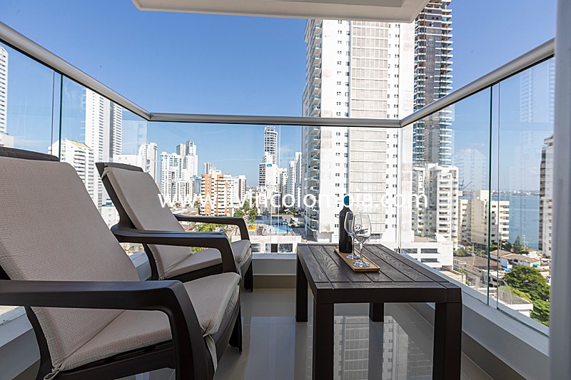 Bocagrande Loft - Con vista al mar y a la bahía de Cartagena 702MGL