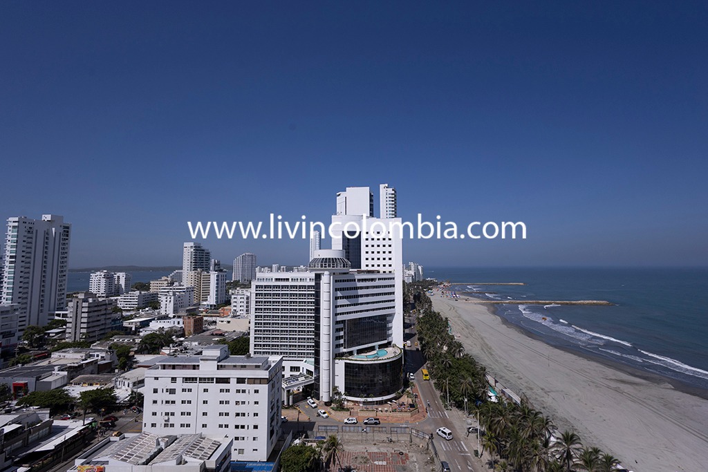 Bocagrande Pelican Beach - Apartamento con vista al mar 1602MAD