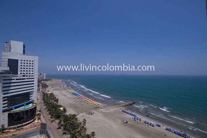 Bocagrande Pelican Beach - Apartamento con vista al mar 1602MAD